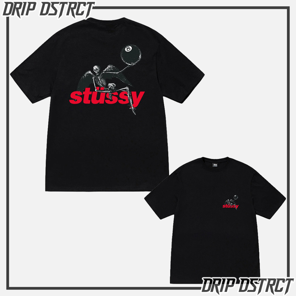 ♞,♘,♙เสื้อยืด Stussy Apocalypse black nh XHS