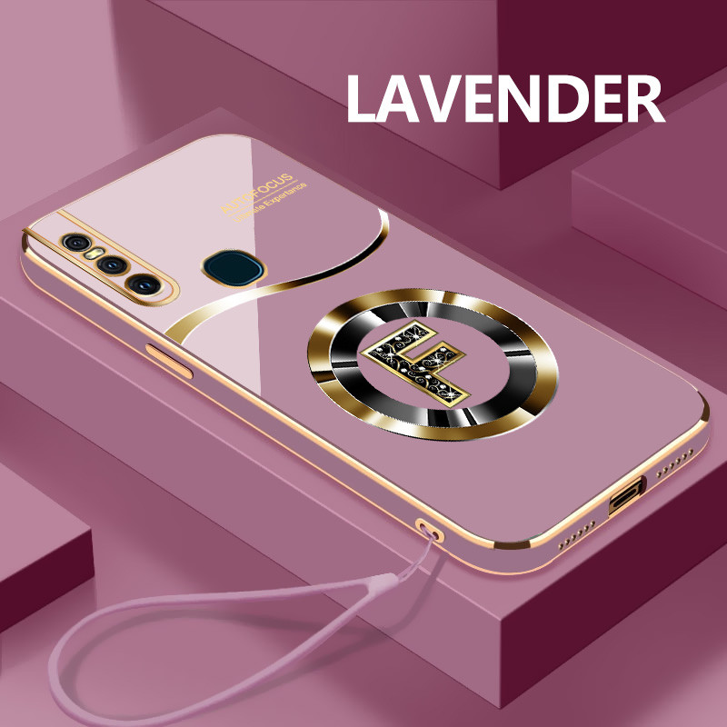 Custom Letter F กรณี Hp สําหรับ VIVO S1 Prime Pro S10e S12 S16 S16e S17 S17t S18 T1 5G T1x 4G T2 T3 