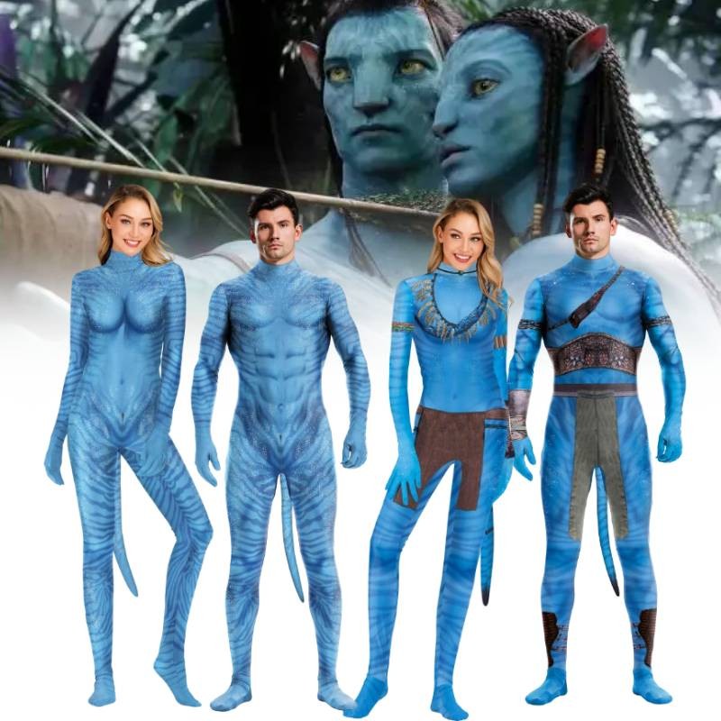 ตัวแทน Avatar ที่สวมแล้วเหมือนจริง เซ็ตบอดี้สูทสำหรับ HALLOWEEN และ COSPLAY จากผ้าไหมเนื้อนุ่มละเมียด