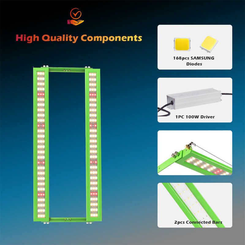 Lm281b 🍀 LED Grow Light 600W 1200W 1800W2400w Full Sectgrowing For Indoor Plant Wer Tent Green