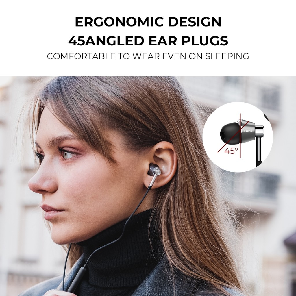 1MORE หูฟังอินเอียร์ Triple Driver E1010 หูฟังความละเอียดสูง พร้อมเสียงเบสที่หนักแน่น ไมโครโฟน MEMS