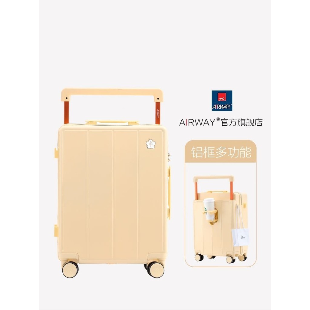 Airway กระเป๋าเดินทางผู้หญิงกว้างรถเข็น Boarding Case รถเข็น 20 นิ้ว Universal Wheel ใหม่กระเป๋าเดิ