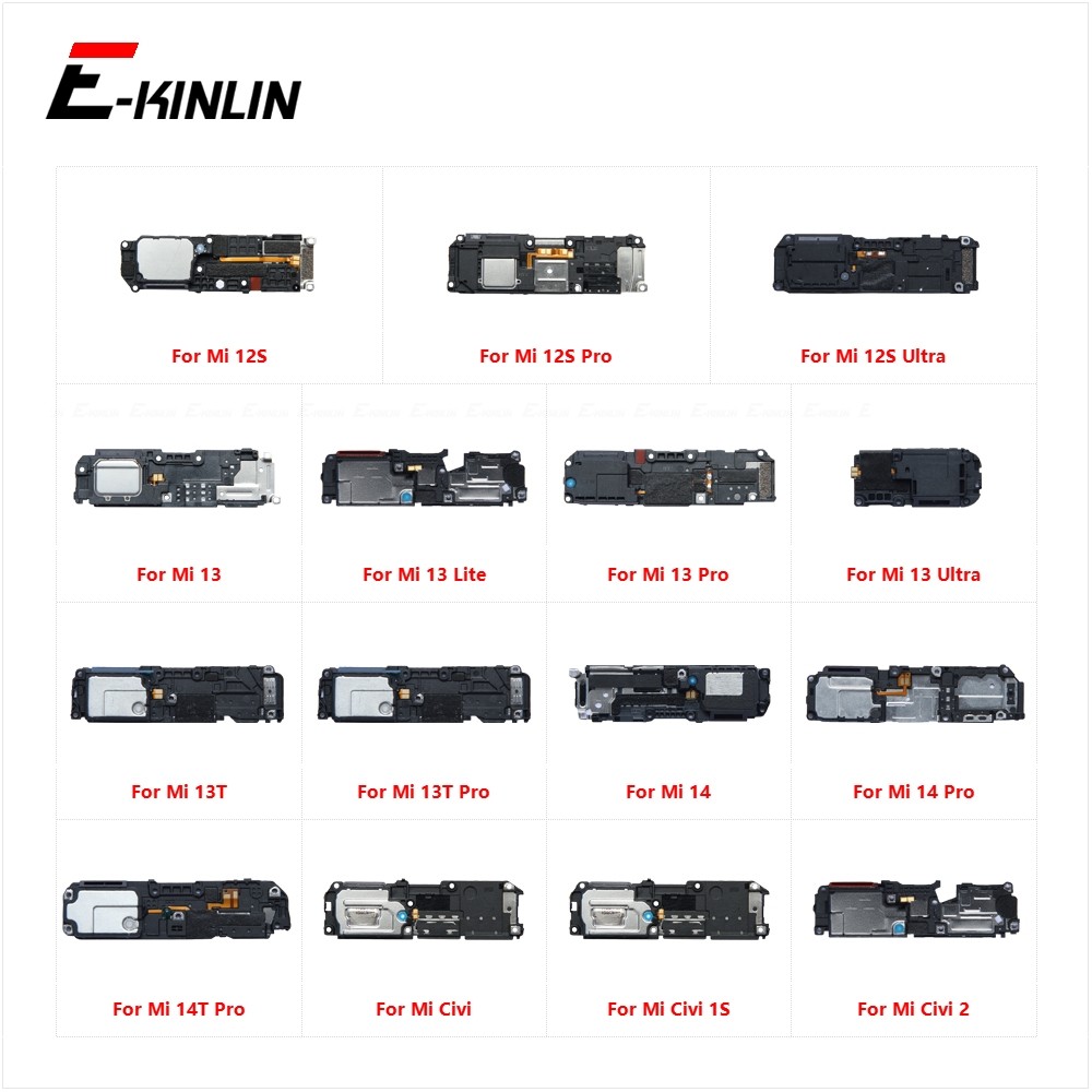 ด้านหลังด้านล่าง Buzzer Ringer ลําโพงสําหรับ Xiaomi Mi 12S 13 13T 14 14T Pro Ultra Lite Civi 1S 2 Loud ลําโพง Flex สาย