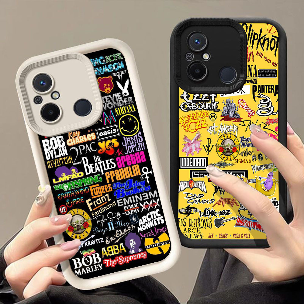 สําหรับ Xiaomi Redmi POCO F7 C55 C31 หมายเหตุ A2 10C A1 9A 7 9C 6A 9T 12C Pro A5 C71 Q-77 Rock Band