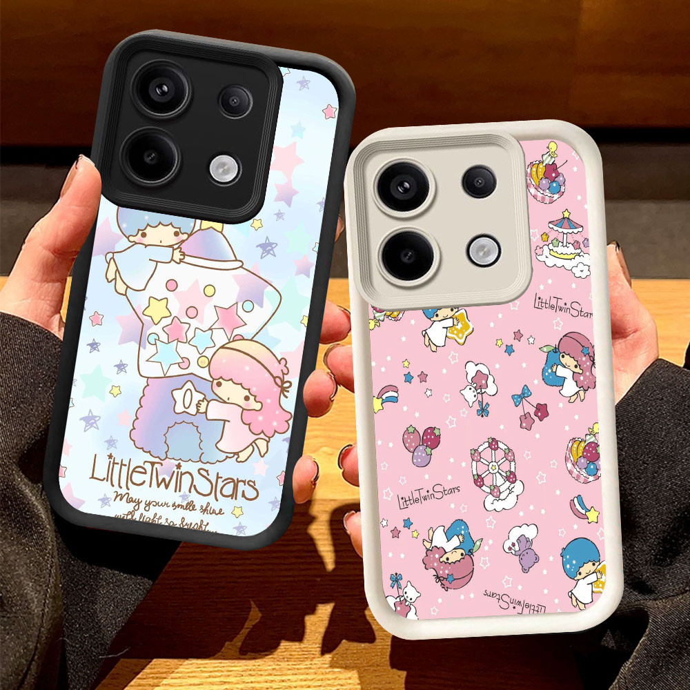O-47 Twin Stars Casing สําหรับ Infinix Note 40S 40 Pro Plus 5G สีดําและสีขาว