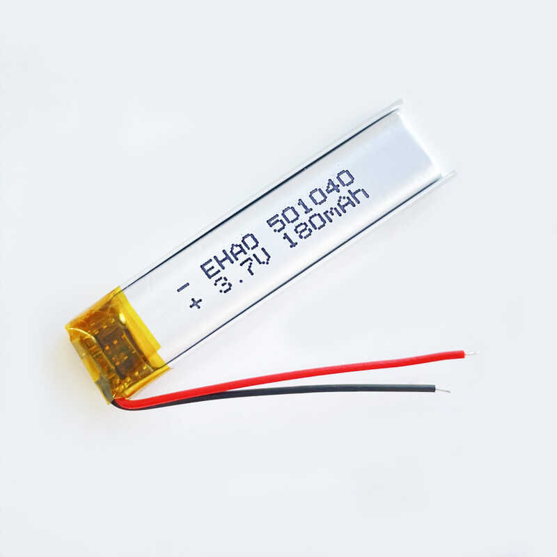 Δ EHAO 501040 3.7V 180Mah ลิเธียมโพลิเมอร์ Lipo แบตเตอรี่แบบชาร