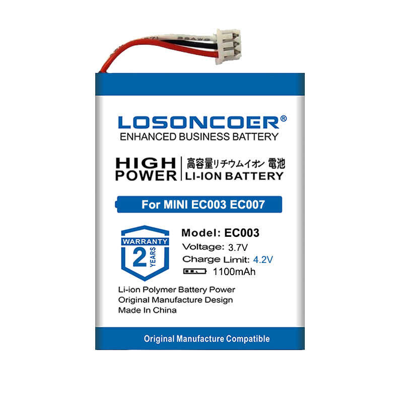 Δ แบตเตอรี่สำหรับ Ipod MINI Ec003 Ec007 M9801 M9802 M9804 M9805 M9806 M9807 W065