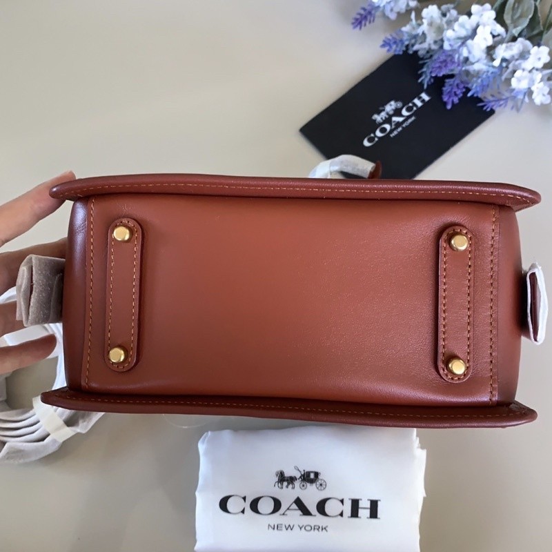 ♞ผ่อน0%~แท้100% Coach 54117 Dreamer 21 in Signature Canvas Coach crossbody งานShop fdki