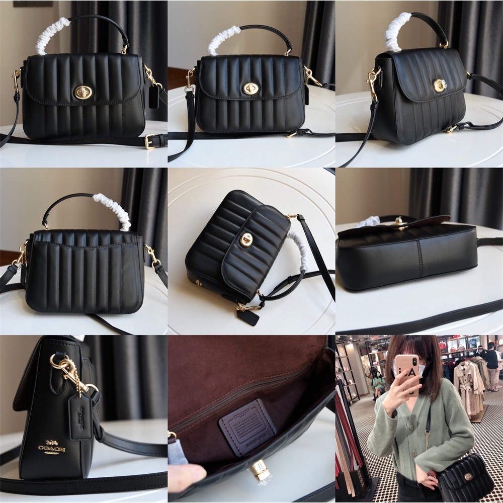 ♞Coach C1557 C1560 C1765 C1563 C1558 C4921 C2832 กระเป๋าถือผู้หญิง Marlie สะพายข้าง uie