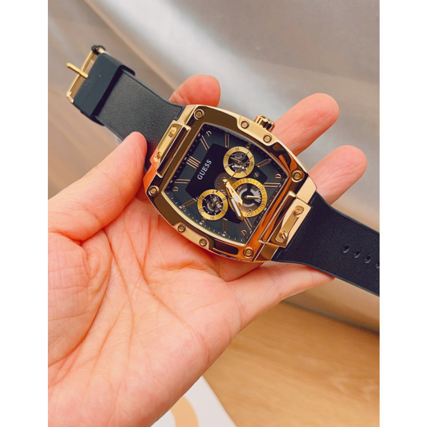 Guess Men's watch Black And Gold-Tone Square Multifunction Watch GW0202G1 GW0202G4 GW0203G1 GW0032G