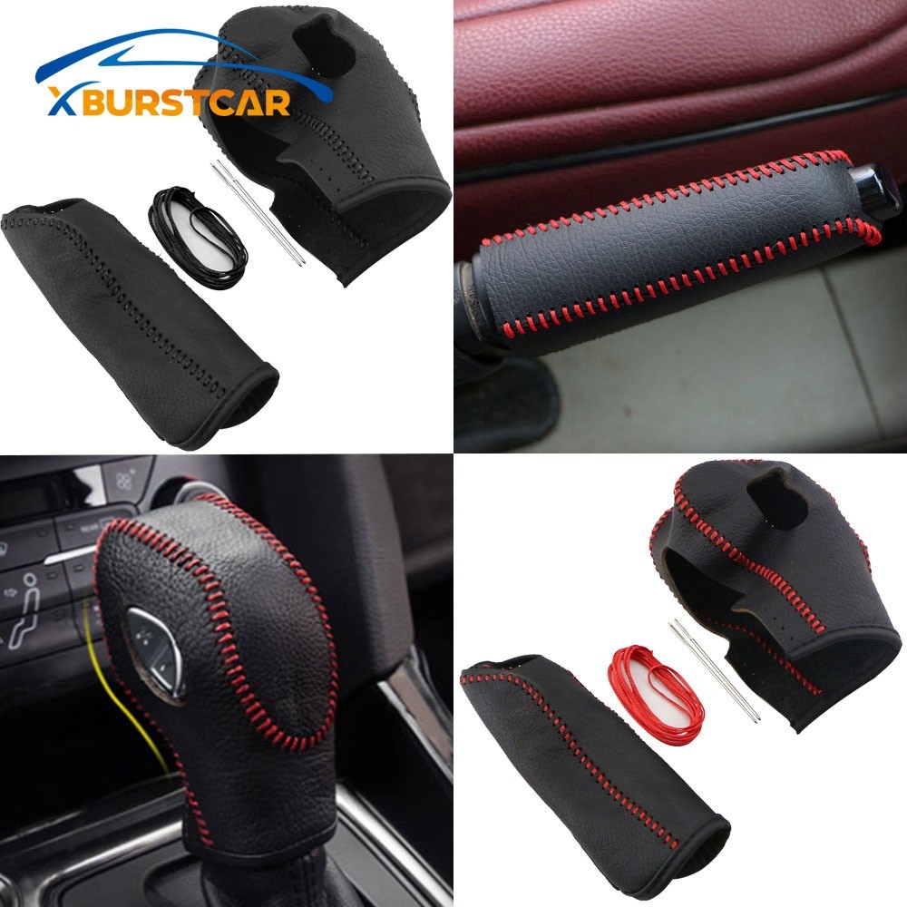 ในสต็อก สําหรับ Ford New Fiesta MK7 2009 - 2015 Ecosport 2012 - 2017 หนัง AT หัวเกียร์ Shift Knob Ca