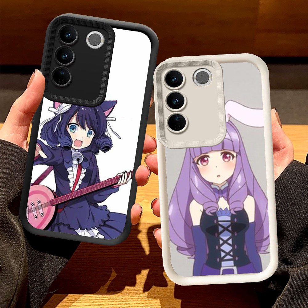 O-5 Showbyrock Case สําหรับ VIVO Y200e V27 V27E Pro สีดําและสีขาว