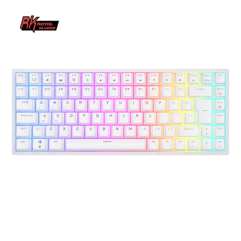 RK84 Royal 5 Kludge UK Wireless Gaming Keyboard ไร้สาย RGB Backlight BT5.0 / 2.4G / Wireles