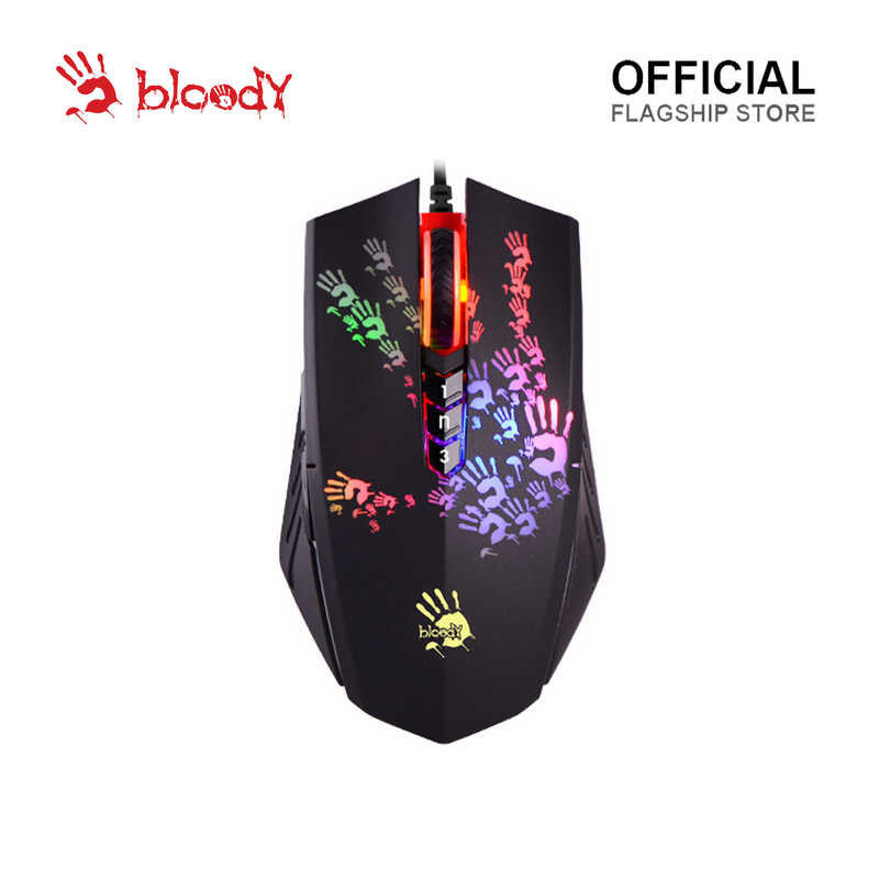 Official] A4Tech [Bloody Bloody A60 gaming mouse Light Strike Armor Boot 6 Sniper Modes 6200 CPI In