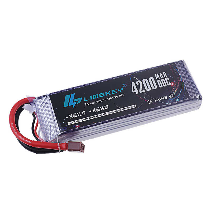 Δ 2S 3S 4S Lipo แบตเตอรี่ 7.4V 11.1V 14.8V 1500Mah 2200Mah 3000Mah 4200Mah 5200Mah 600