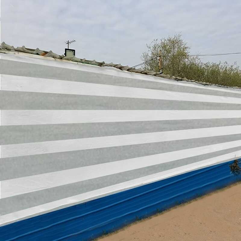 And Grey White Stripes Sunshade HDPE Anti- Garden Pergolas Shading Net Pool Awning Balcony Privac
