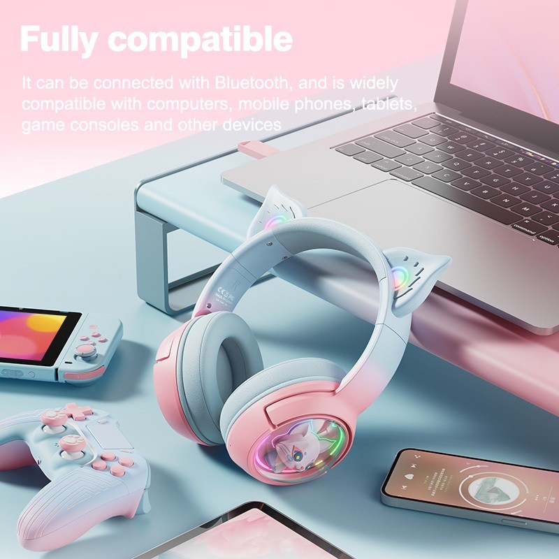 ONIKUMA B5 Wireless Three Mode E-Sports Gaming Headset หูฟังเกมมิ่งแบบไร้สาย รองรับ Bluetooth 5.3 /