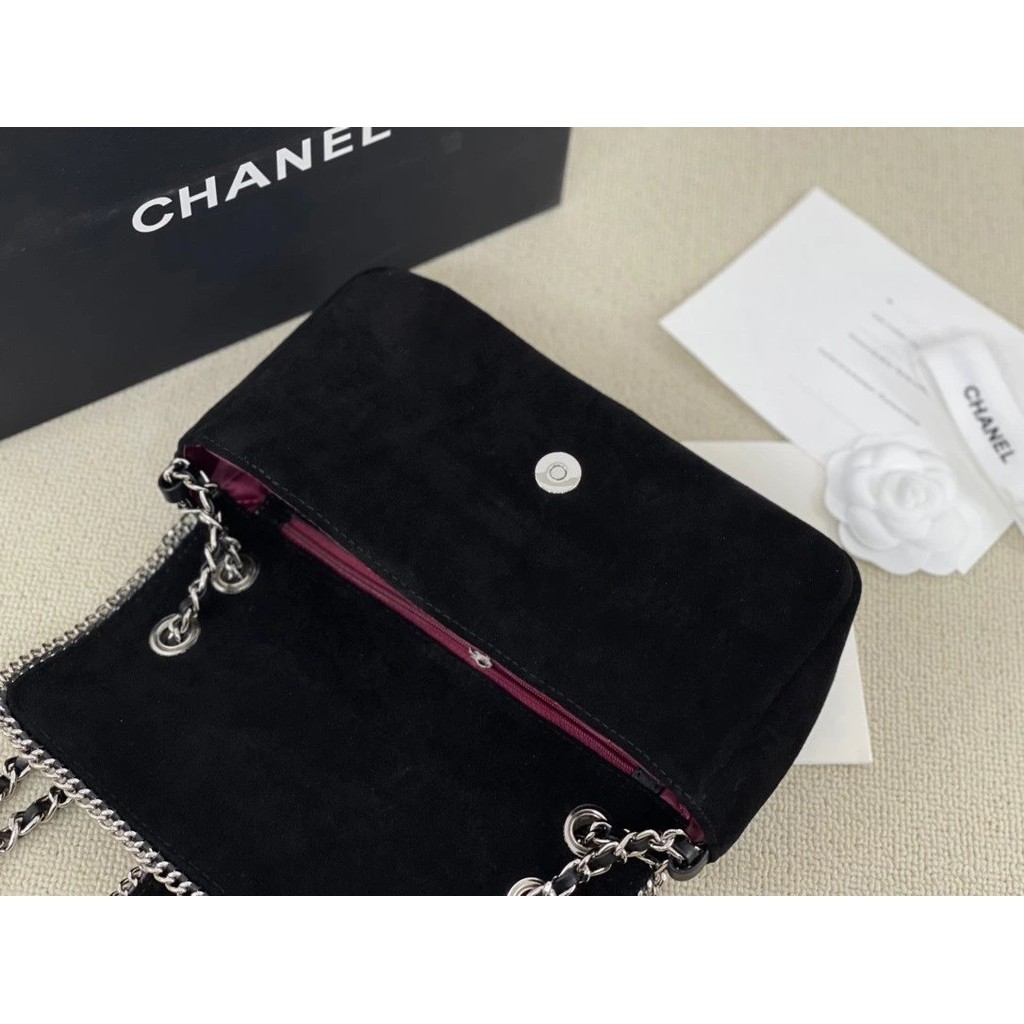 [คุณภาพสูงพิเศษ] Chanel 1 Chanel VINTAGE วินเทจห่วงโซ่หัวเข็มขัดแม่เหล็กกระเป๋าใต้วงแขน