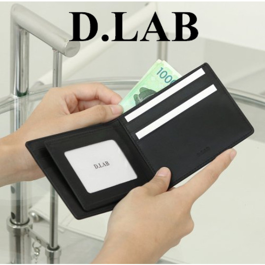 ♞,♘,♙[D.LAB] กระเป๋าสตางค์ แบบครึ่ง 3 สี สําหรับผู้ชาย XM
