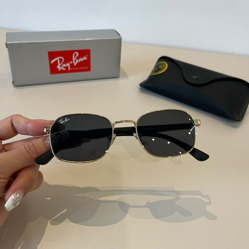 RayBan5101 แว่นตากันแดดโลโก้คลาสสิกสีดําแฟชั่น All-Match ฤดูใบไม้ผลิฤดูร้อนสไตล์ผู้ชายผู้หญิงสไตล์เด