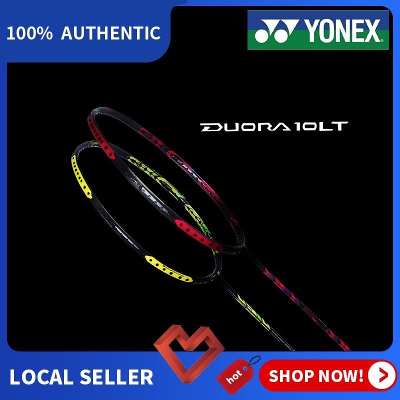 ในสต็อก YONEX DUORA-10LT 4U คาร์บอนเต็มไม้แบดมินตันเดี่ยว 26-30LBS เหมาะสําหรับผู้เล่นมืออาชีพ