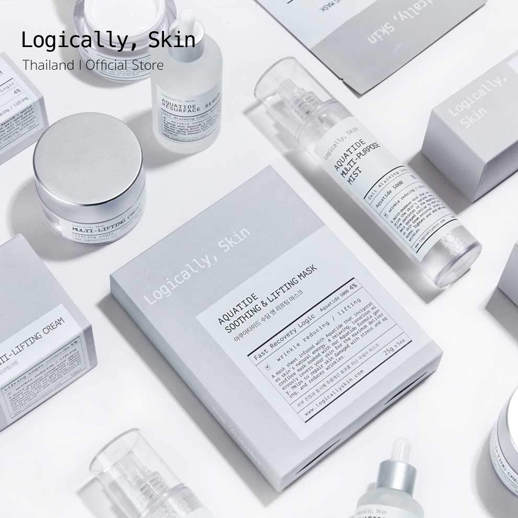 Logically, Skin Aquatide Soothing & Lifting Mask แผ่นมาร์กบำรุงผิวหน้า