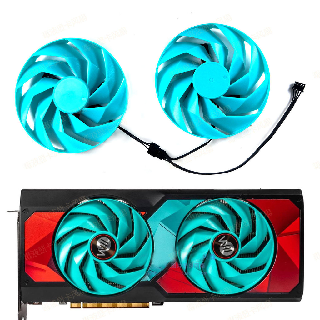 Sapphire/sapphire Radeon RX 7800xt 7700xt PULSE กราฟิกการ์ดพัดลมระบายความร้อน