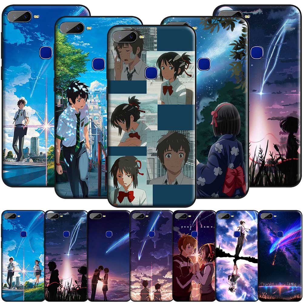 ชื่อของคุณ Kimi ไม่มี Na Wa ซิลิโคนนุ่มสําหรับ OPPO A3 A40 A60 A5S A7 A3S A5 4G 5G