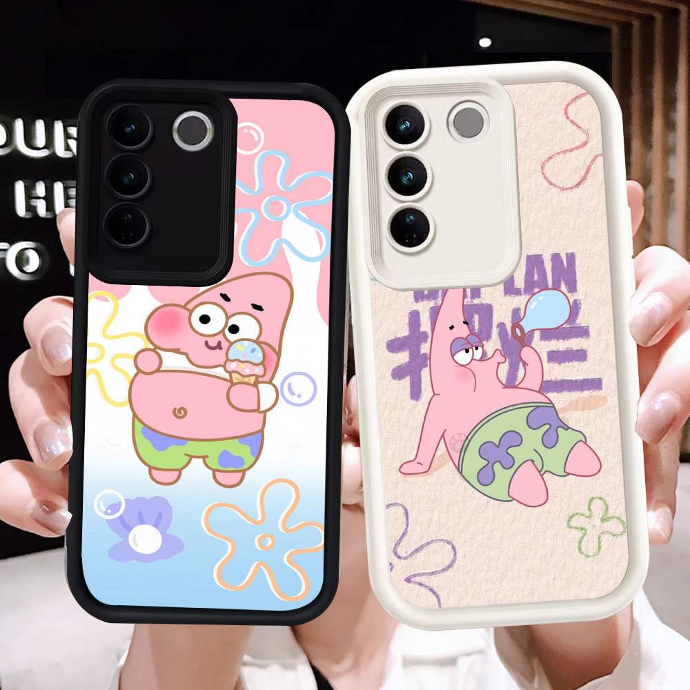 Z-37 SpongeBob การ์ตูนสีขาวสีดําสําหรับ VIVO Y81s V29E V29 Y81 Y100 Pro กรณี