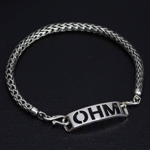 OHM Beads สร้อยข้อมือ Chunky Bracelet - Silver 925 Charm เครื่องประดับ บีด เงิน เแก้ว จี้ สร้อย กำไ