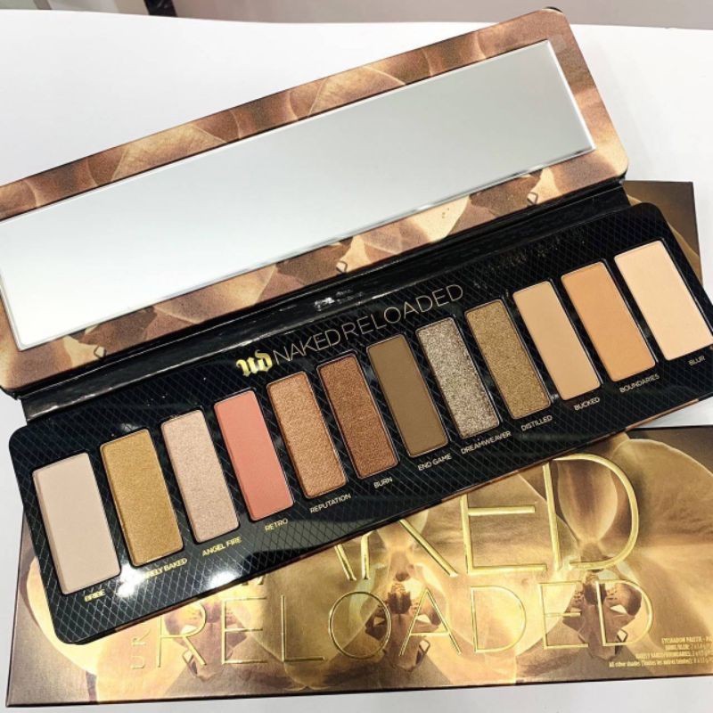 อายแชโดว์ Urban Decay Naked Reloaded Eyeshadow Palette สีใหม่ 12 เฉดสี (รับประกันสินค้าของแท้ 100%)