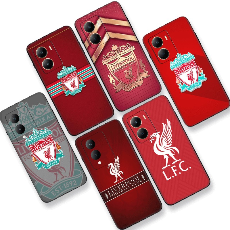 เคสโทรศัพท์สําหรับ Vivo Y21 Y33S Y21S Y30 Y50 2020 Y31 Y51 Y21t Y5S Y53 TPU เปลือกซิลิโคนอ่อนนุ่ม Liverpool FC