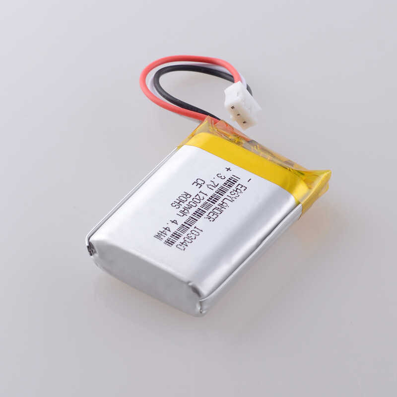 Δ JST PH 2.0 มม. 3 ขา 3.7V 1200Mah 103040 แบตเตอรี่ลิเธียมไอออนโพล