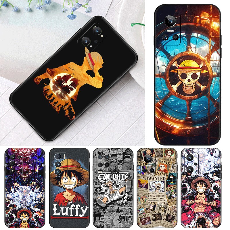 Realme Narzo 50 50a GT neo 3 Q3 Q3i GT2 Q5 pro 5G ความเข้ากันได้ TPU Soft Shell Case One Piece Luffy