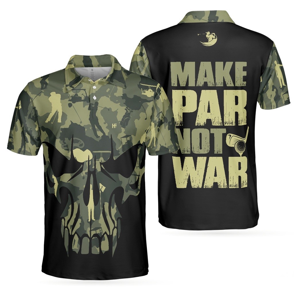 เสื้อโปโล Make Par Not War, เสื้อกอล์ฟลายพรางสําหรับทหารผ่านศึก, ไอเดียของขวัญกอล์ฟสําหรับพ่อทหาร