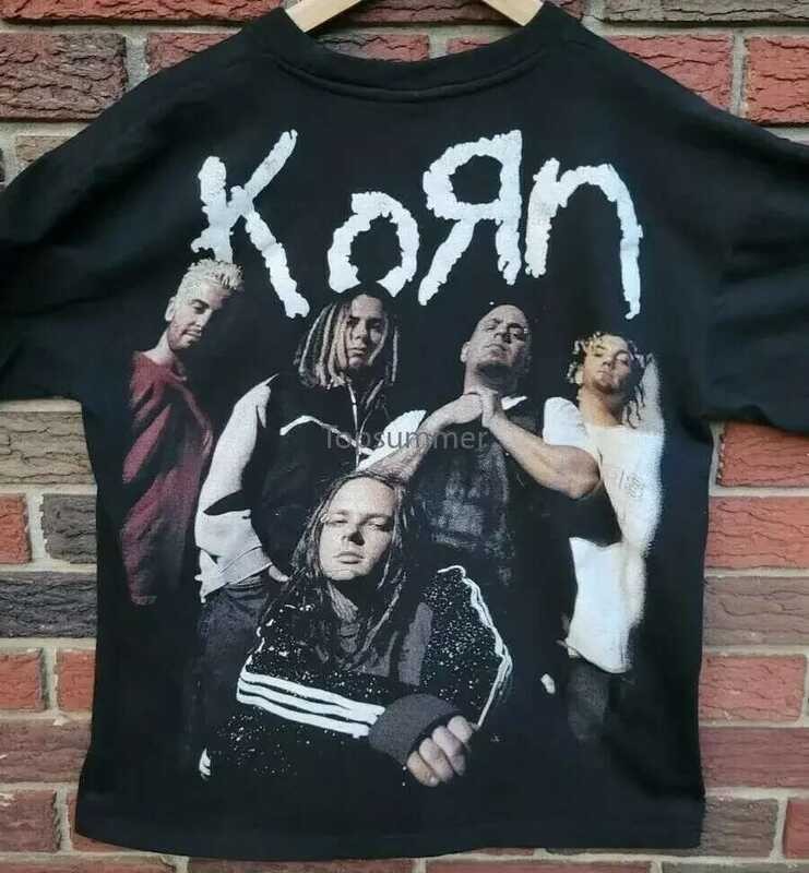 เสื้อยืด Vintage Korn Issues Euro Tour Band หายาก