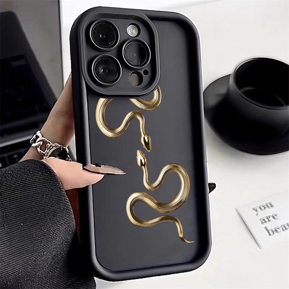 สำหรับ OPPO Reno 5F 5 6 Lite 6 8T 10 Pro Plus 11 เคสโทรศัพท์มือถือ ดวงตานางฟ้า กรณี AB4 Black Gold S