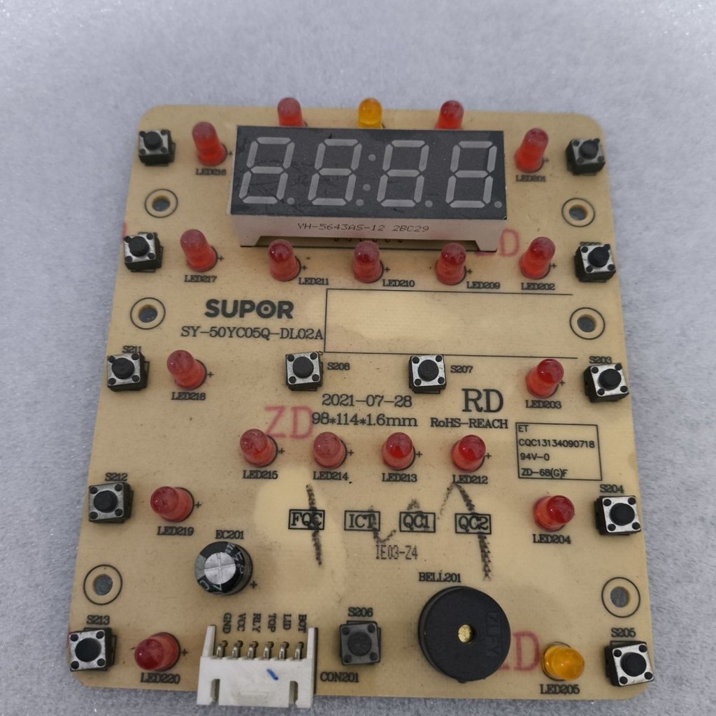 ♞,♘,♙เหมาะสําหรับ Poer หม้อความดันไฟฟ้าอุปกรณ์เสริม SY-50YC05Q บอร์ดควบคุมจอแสดงผล SY-50YC05Q-DL02