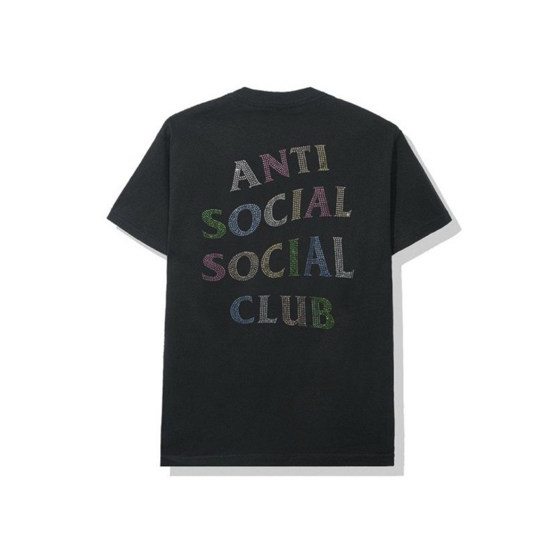 ♞,♘,♙ใหม่พร้อมส่ง ของแท้ เสื้อยืด Anti Social Social Club Stud Belt Black Tee XXF