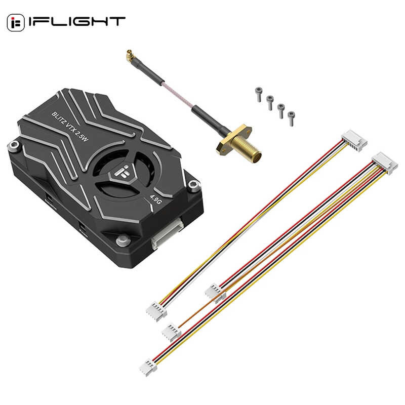 Δ Iflight BLITZ Whoop 5.8Ghz 40Ch / 4.9Ghz 8Ch 2.5W 2-8S VTX ไมโครโฟนในตัว MMCX อ