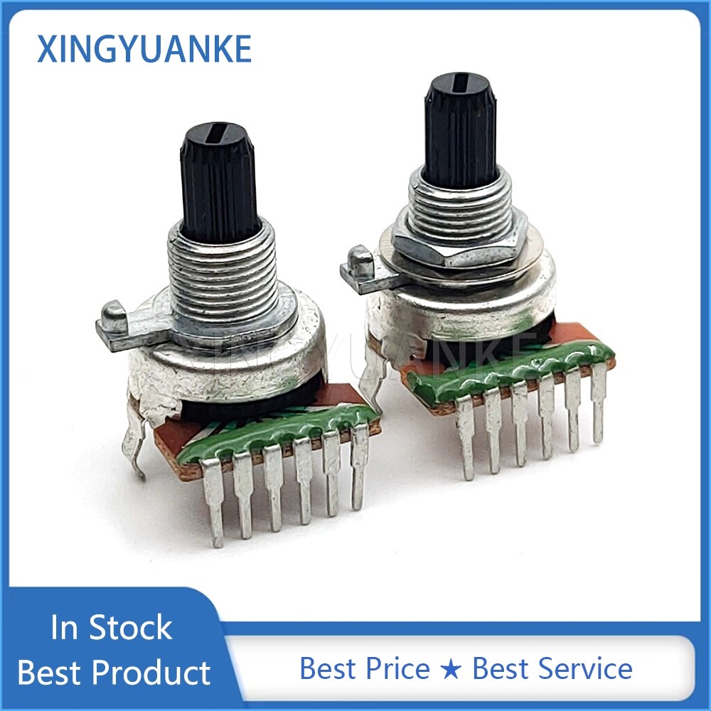 1 ชิ้น/ล็อต 161 ประเภท Double A10K A50K B10K B50K B100K เครื่องขยายเสียงลําโพงปริมาณ Potentiometer A