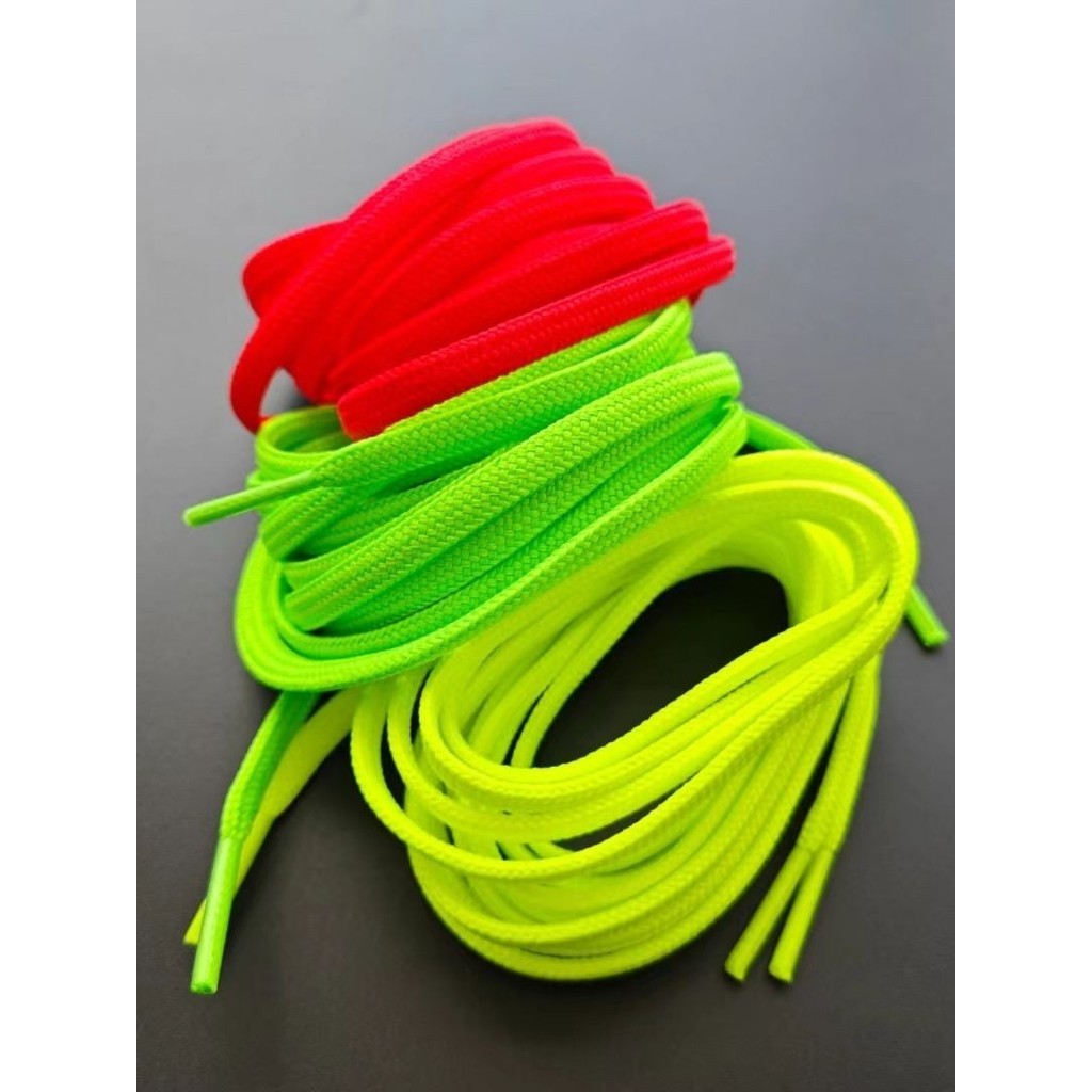 เหมาะสําหรับ Kobe6 Shoelace Kobe6 Reverse Green Hornet Basketball Shoelace Red Fluorescent Green Sho