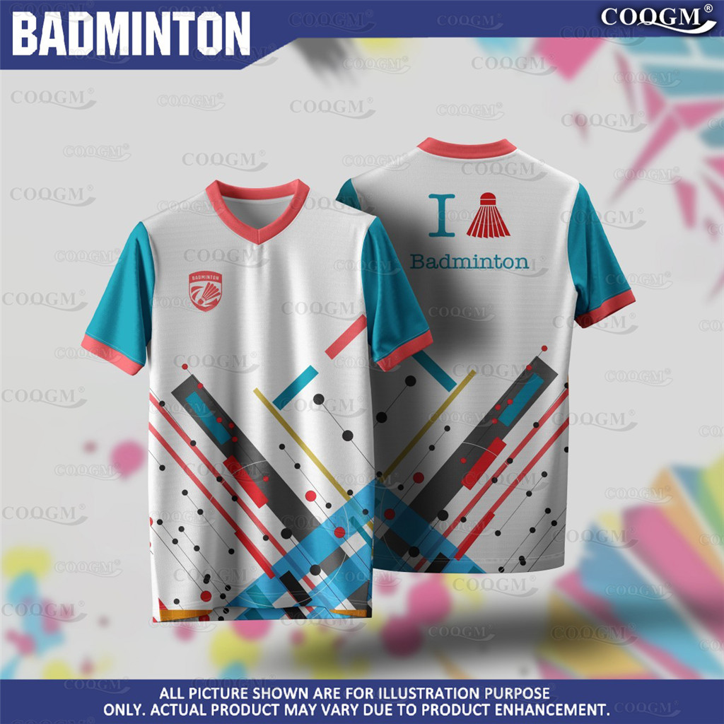 [ชื่อที่กําหนดเองฟรี]2025 Baju Jersey ชื่อที่กําหนดเองแบดมินตัน Bola Lelaki ออกแบบใหม่เสื้อแบดมินตัน