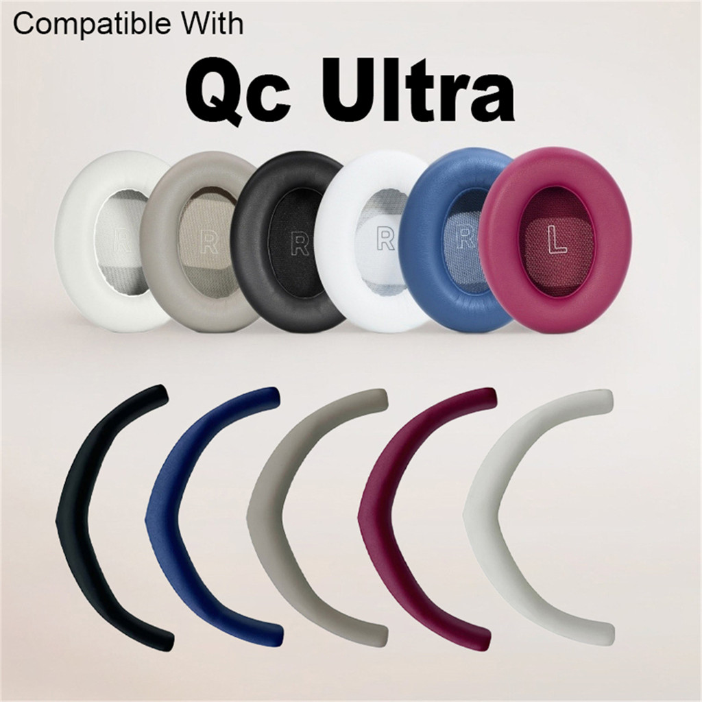 1 คู่ Earp Pads สําหรับ Bose Qc Ultra หูฟังแผ่นรองหูฟังเบาะฟองน้ําชุดหูฟัง Earmuffs หรือแถบคาดศีรษะ