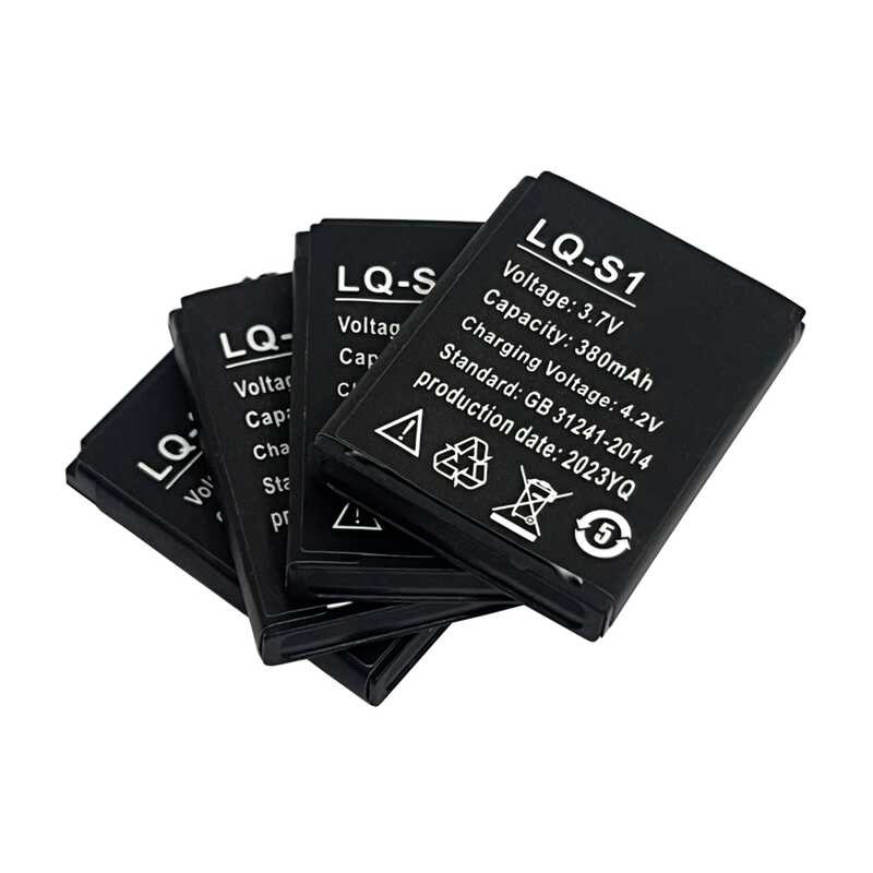 Δ Lq-S1 3.7 โวลต์ 380Mah แบตเตอรี่สมาร์ทนาฬิกา Dz09 V8 X6 W8 A1 Ab-S1