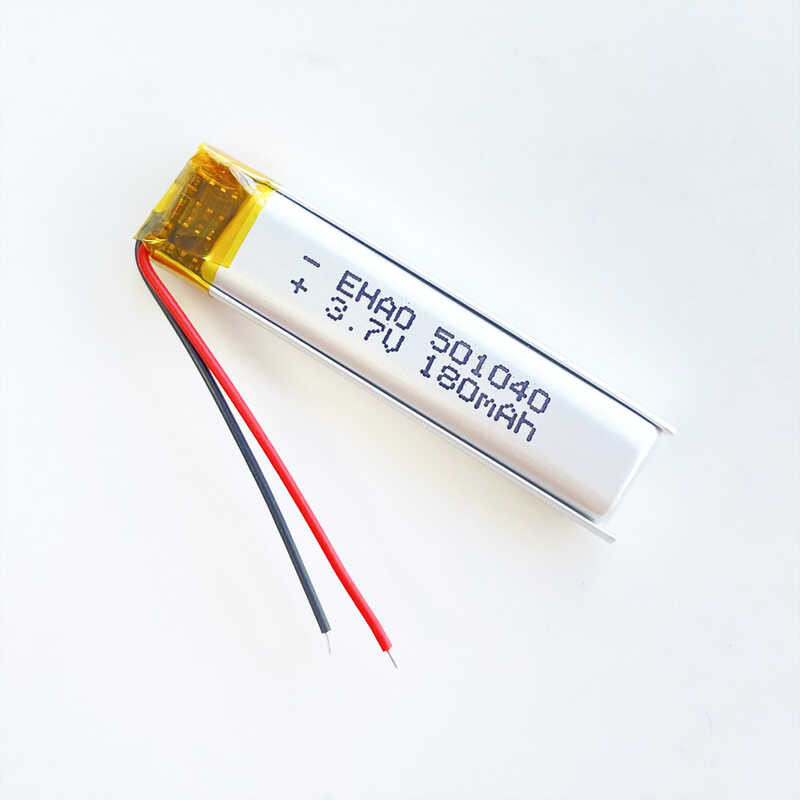 Δ 5 ชิ้น 3.7V 180Mah Li-Polymer Lipo แบตเตอรี่แบบชาร์จไฟได้ 501040 ส