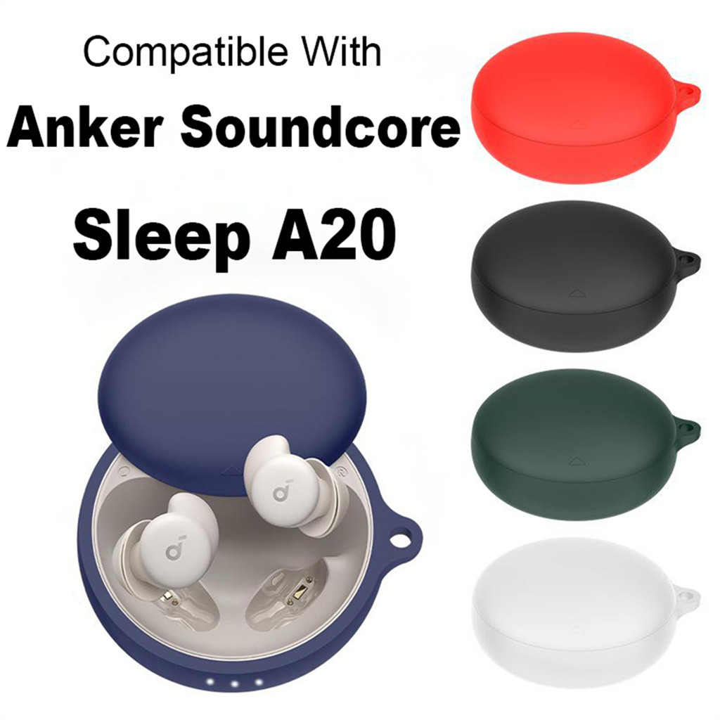 สําหรับ Anker Soundcore Sleep A20 ล้างทําความสะอาดได้ป้องกันฝุ่นปลอกหูฟังกันลื่นเคสป้องกัน
