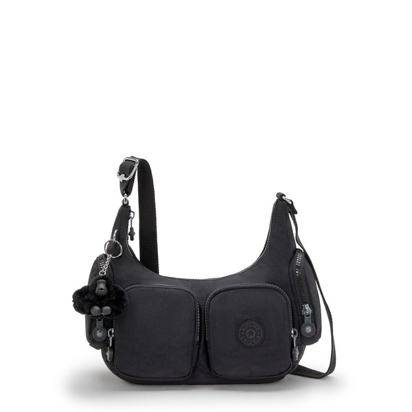♞,♘กระเป๋า KIPLING รุ่น RIKKA S สี Black Noir rty