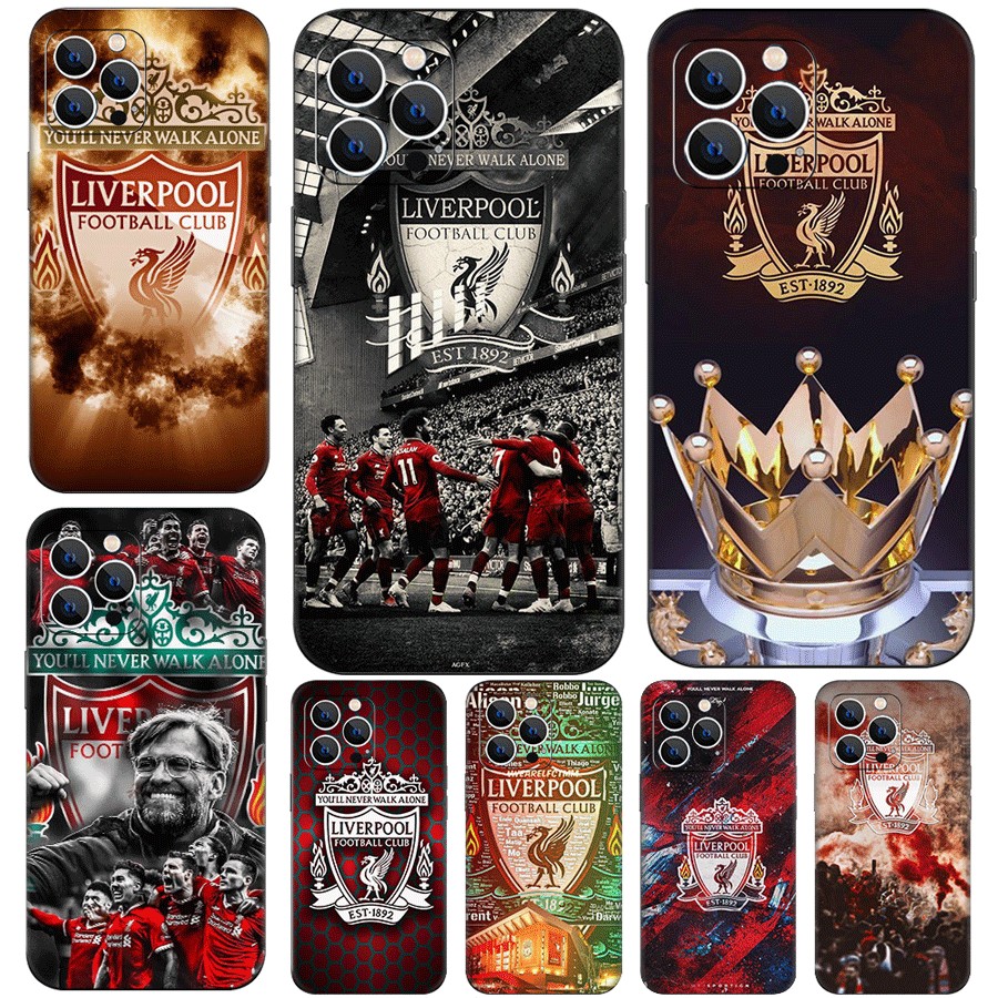 Iphone 12 13 Mini Pro Max ความเข้ากันได้ TPU Soft Shell Case Liverpool Football Club