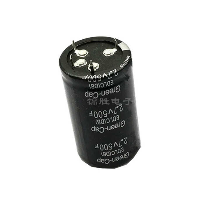 2.7V500f ตัวเก็บประจุซุปเปอร์ Fara 2.7V500f ปริมาณ 35X60 ตัวเก็บป